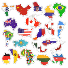 Load image into Gallery viewer, Country Flag Pack (50 Stickers)