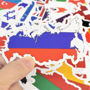 Country Flag Pack (50 Stickers)